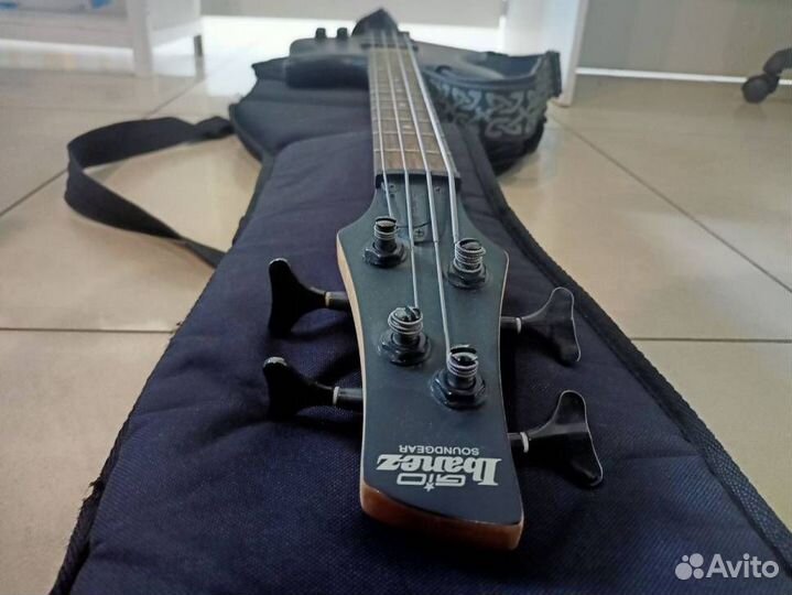 Активный Бас Ibanez Gsr200ex Black Flat