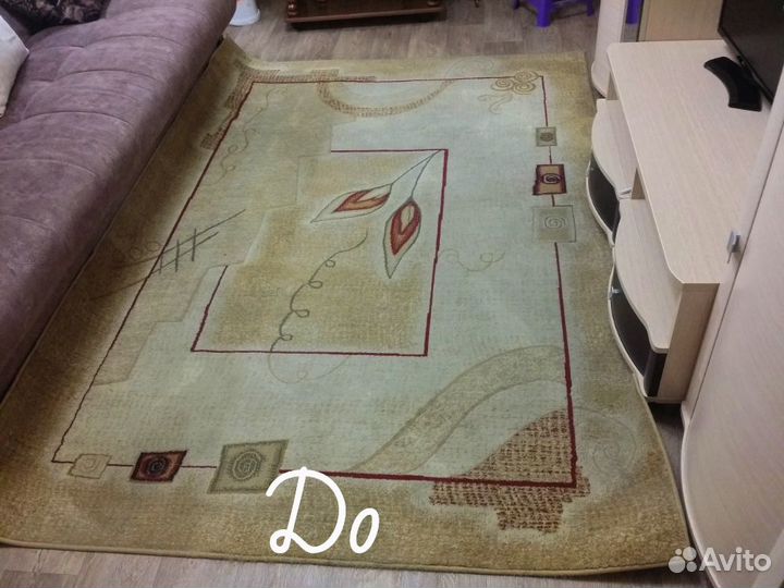 Почистим ковер/палас