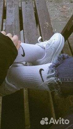 Носки Nike высокие белые упаковка 10 шт