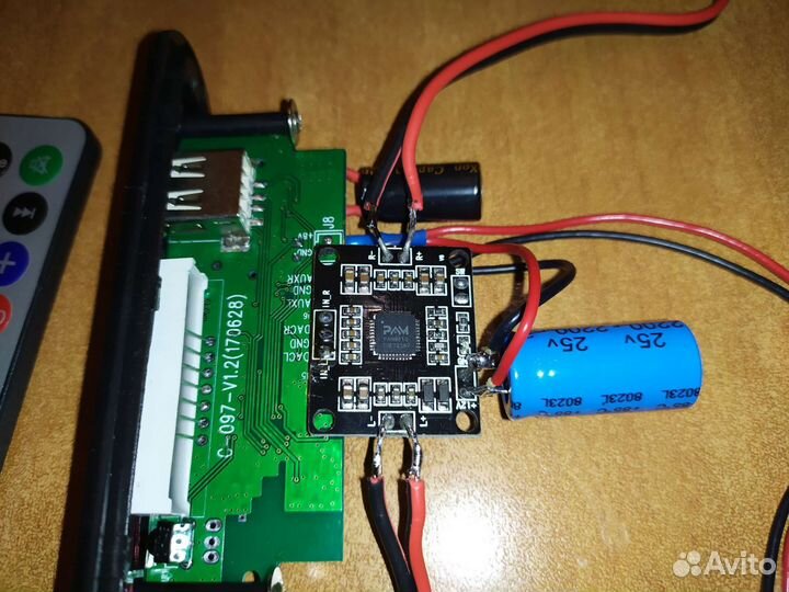 Mp3 bluetooth модуль с усилителем