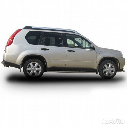 Защита порогов Nissan X-trail (2007)