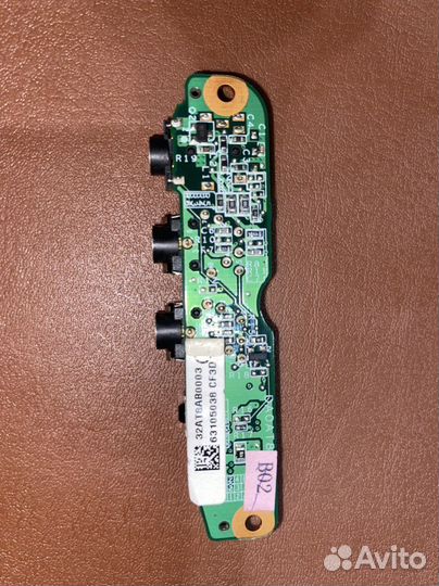 Плата аудио разъема ноутбука HP