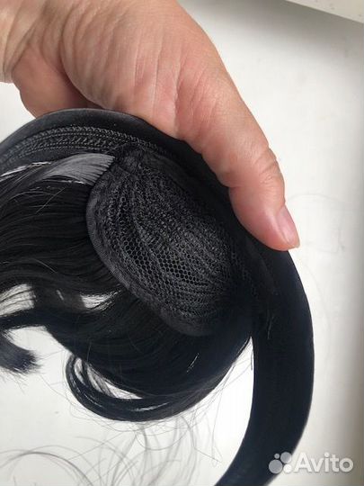 Накладка челка из искусственных волос