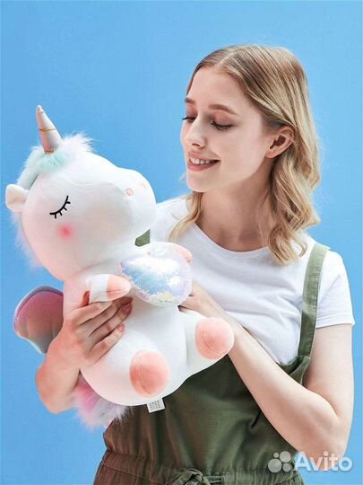 Мягкая игрушка новая единорог
