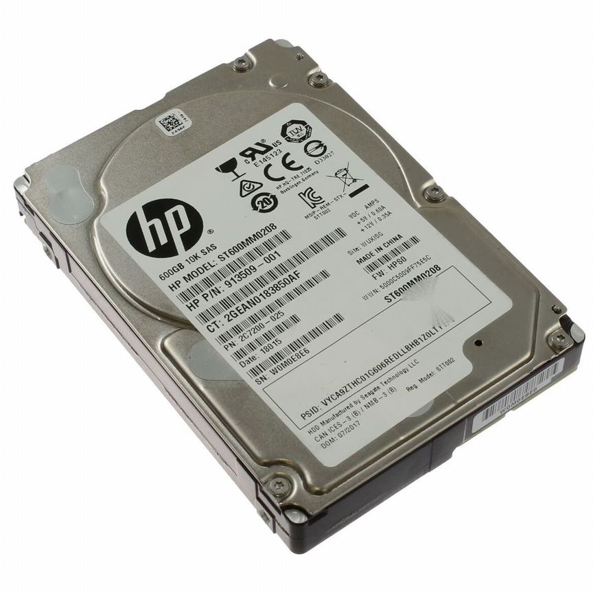 [913509-001] Жесткий Диск Hp 600gb Sas 2,5" Hdd 913509-001
