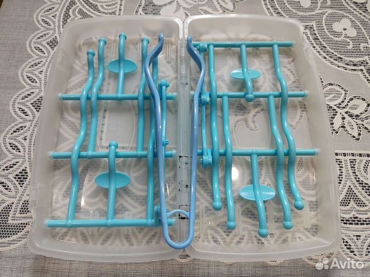 Сушилка для детских бутылочек с пинцетом