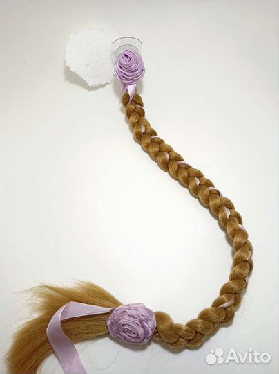 Коса на детский или подростковый шлем