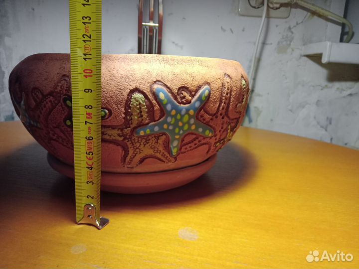 Горшок глинягый для цветов