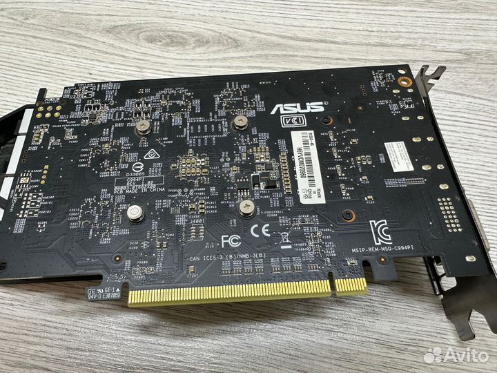Видеокарта PCI-E Asus AMD Radeon RX 560 OC 4096MB
