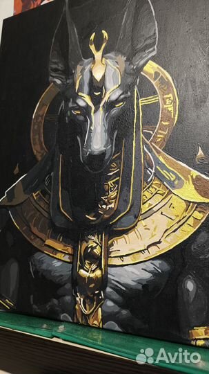 Картина акрилом на холсте