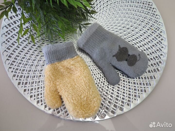 Варежки 3-4 года