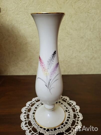 Винтажная фарфоровая ваза из Баварии