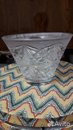 Хрустальная ваза