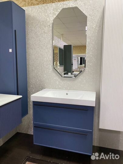 Тумба с раковиной для ванной подвесная