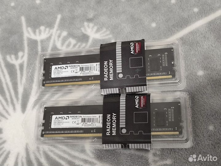 Оперативная память ddr4 2 по 4gb