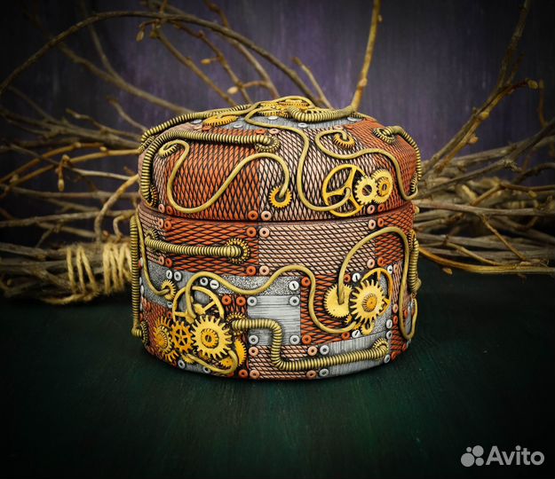 Шкатулка в стиле Стимпанк