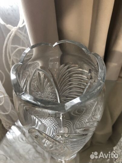 Вазы хрустальные