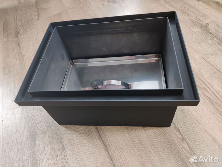 Мангал с гидрозатвором и датчиком температуры