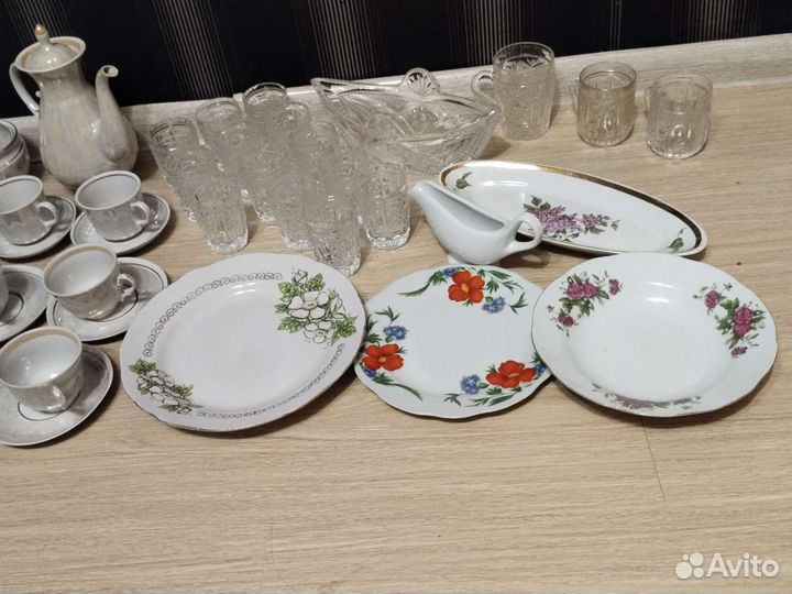 Набор столовой посуды бу