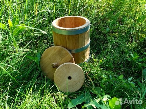 Кадка дубовая 7 л