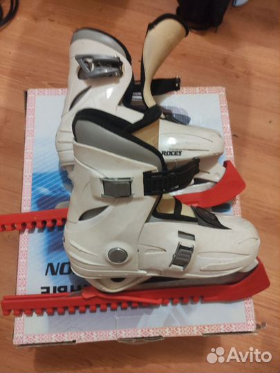 Коньки детские раздвижные 30-35