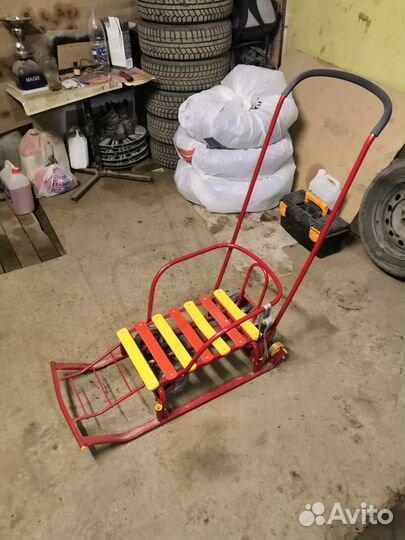 Детские зимние санки