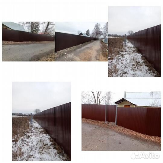 Ворота профнастил. автоматические