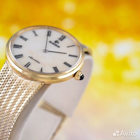 Оригинал Rado Lepordeluxe Мраморный циферблат