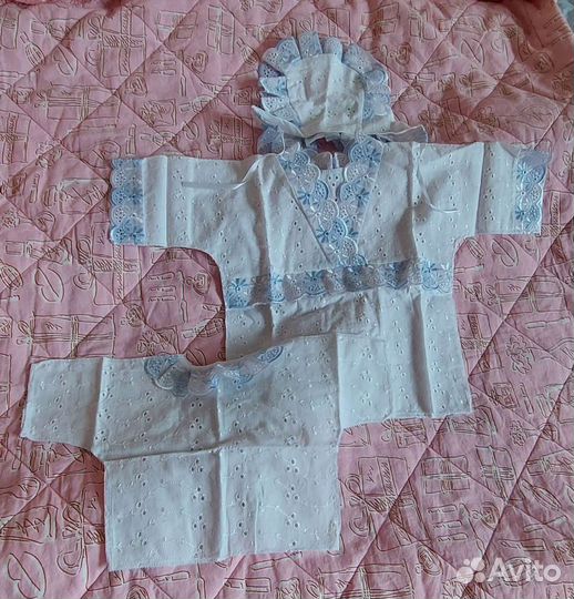 Крестильный набор для мальчика новый