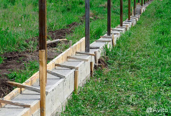 Фундаменты для заборов