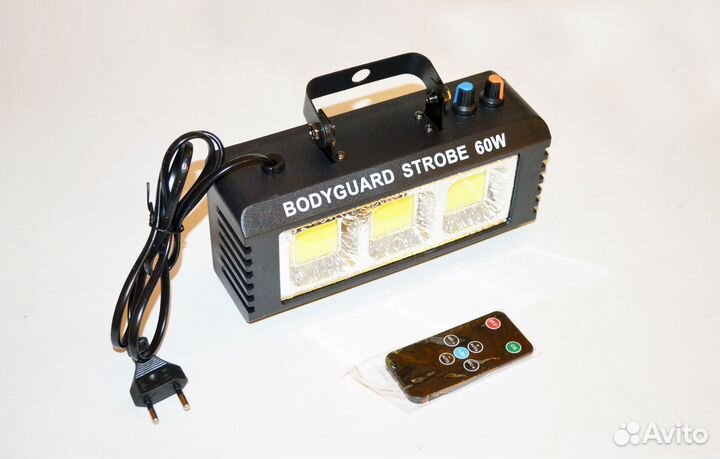 Стробоскоп 60 светодиодных ватт, мощный, яркий