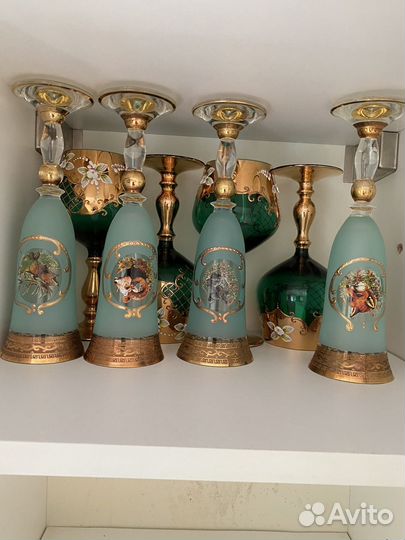 Фужеры богемия