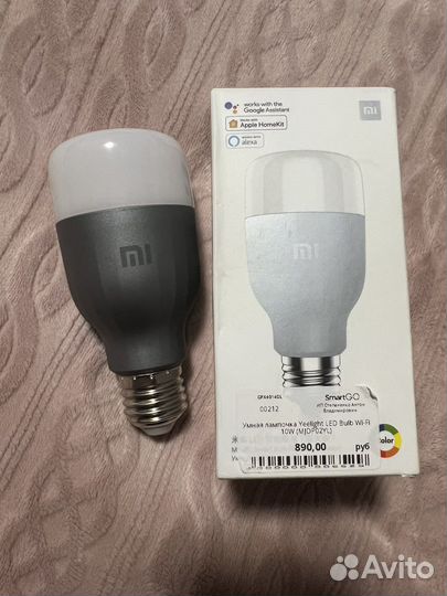 Умная лампочка xiaomi