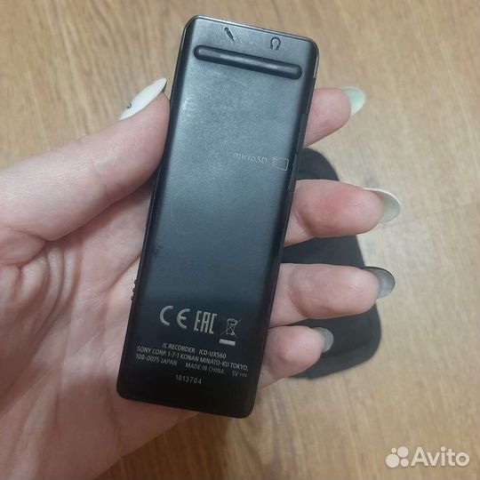 Цифровой диктофон sony