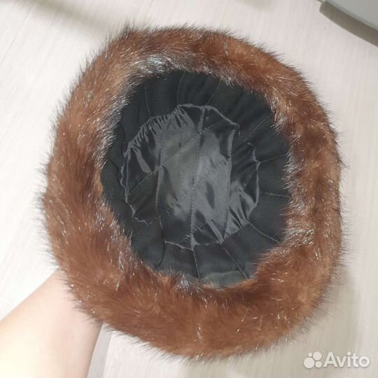 Шапка зимняя меховая женская норковая