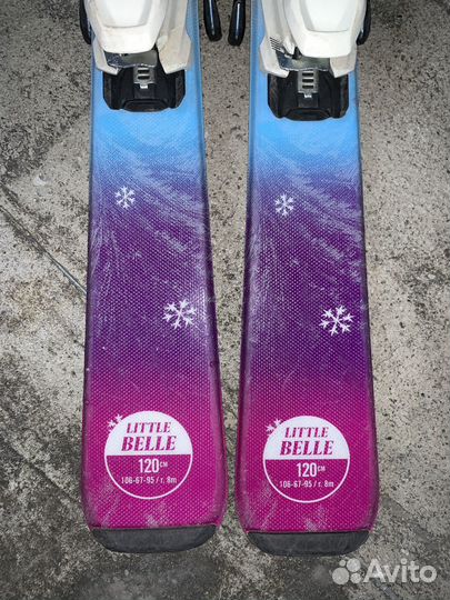 Горные лыжи 120 детские nordica little belle