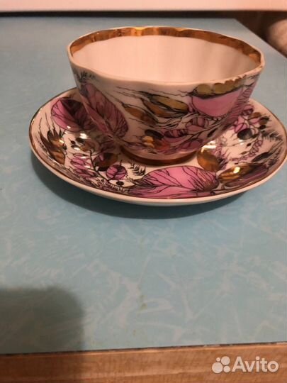 Фарфоровая чайная пара лфз