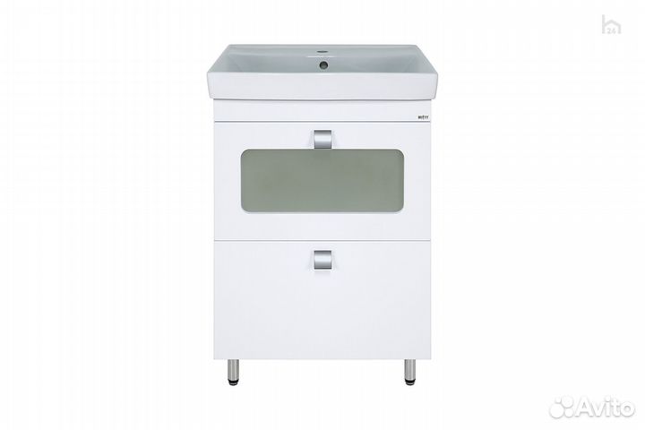 Тумба для ванной с раковиной напольная Урал