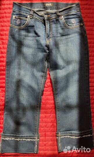 Dolce&Gabbana капри, деним, regular rise