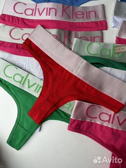 Трусы женские стринги Calvin Klein