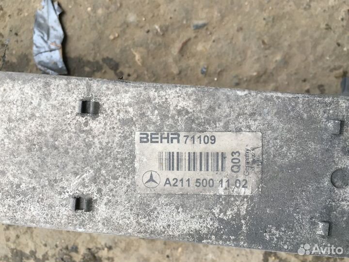 Интеркулер (Радиатор) w211