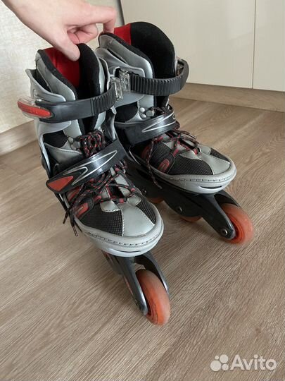 Ролики раздвижные взрослые, размер 36-39