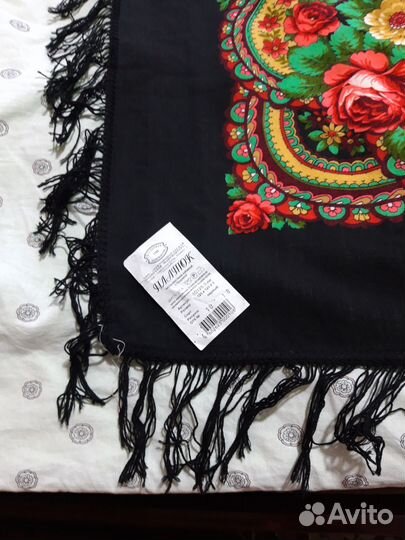 Павловопосадский платок шерсть СССР