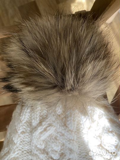 Комплект шапка и снуд варежки