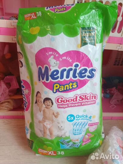 Merries Трусики-подгузники XL 11шт