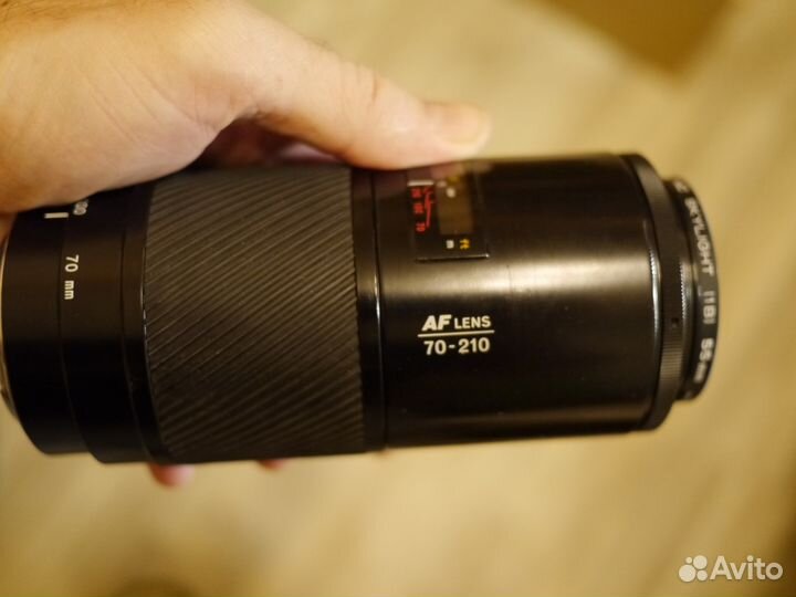 Minolta 70-210 F4 Знаменитая пивная банка sony