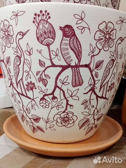 Горшки для цветов керамика IKEA