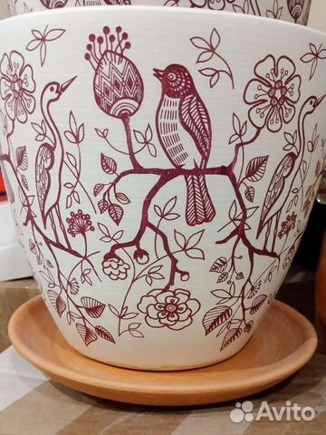 Горшки для цветов керамика IKEA