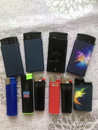 Зажигалки рабочие 10 шт