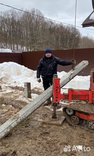 Сваи железобетонные под ключ монтаж